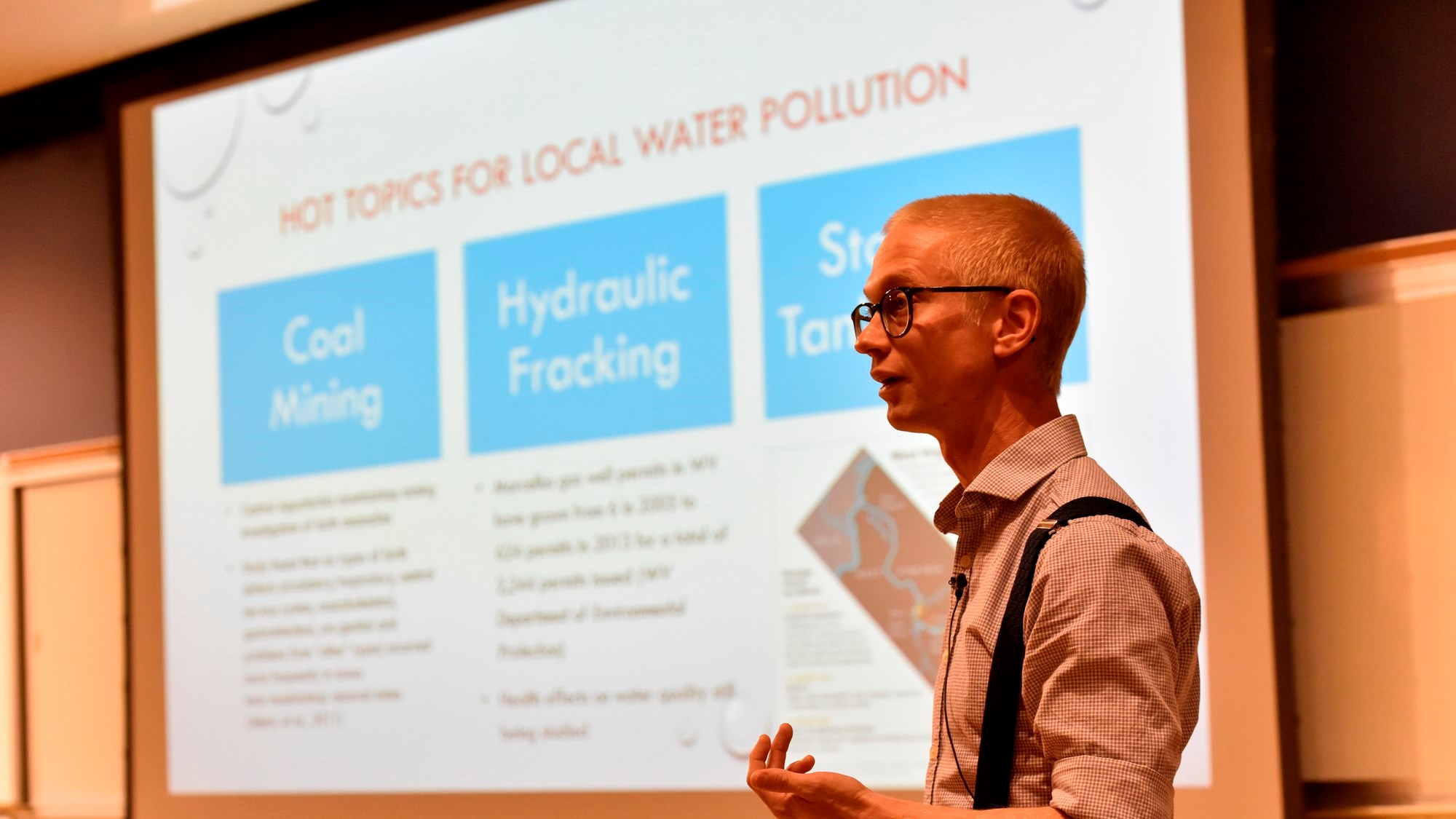 Baus presents water quality information